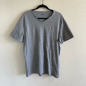 EXPRESS Flex Stretch Grey V-Neck